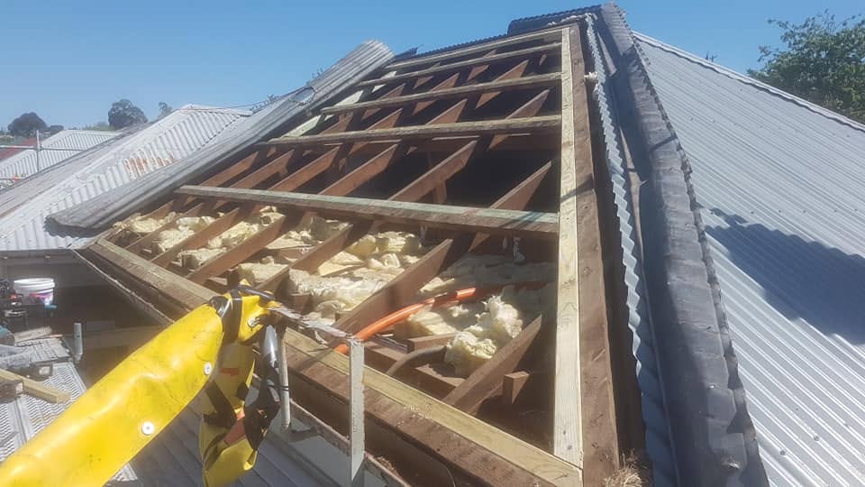 Metal roofing work by Luke Taylor Plumbing